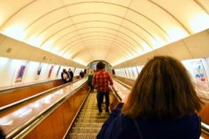 Escalator to Subway ~ Prague, Czech Republic