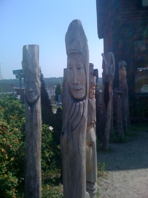 Totem Poles ~ Bar Harbor, Maine